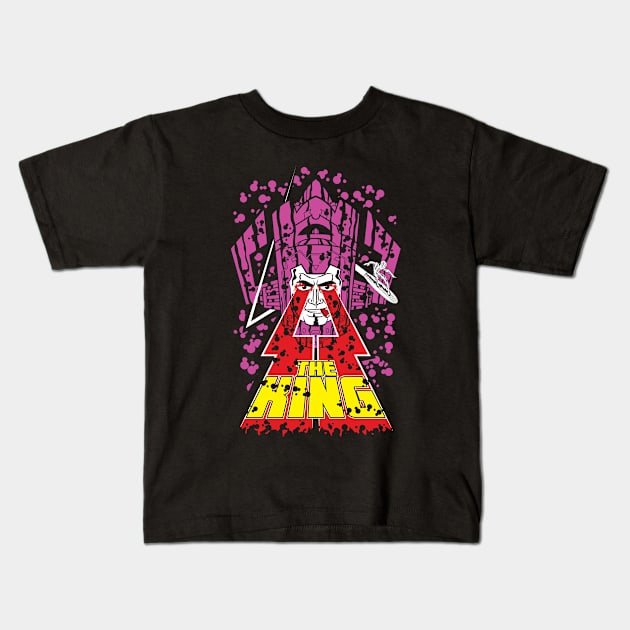 THE KING Kids T-Shirt by VicNeko